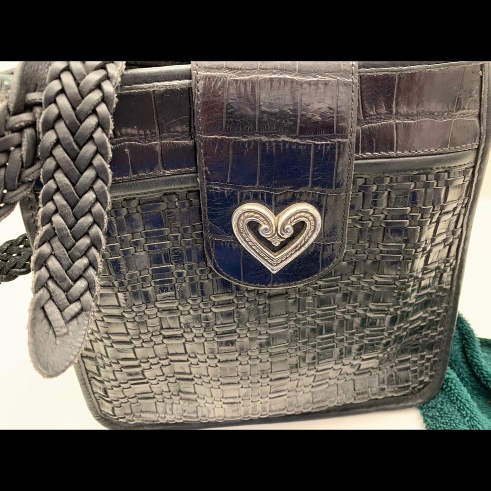 Brighton black leather purse